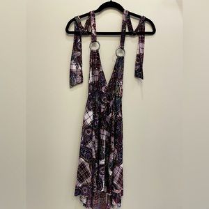 Sz S Purple Mini Dress